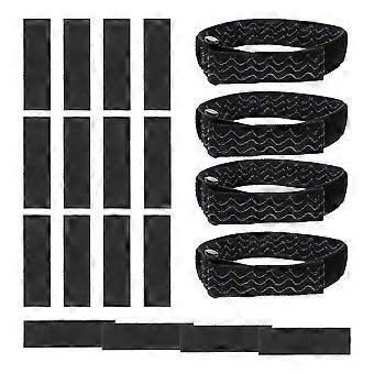 Knee-High Boots Fixing Straps Anti-Skid Boot Straps Black Polyester Privacy Protection For Women Outdoor Activities 2 Sets