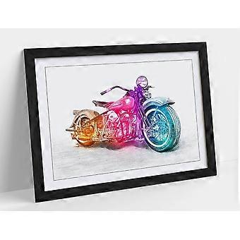 COOLE MEERKLEURIGE MOTORFIETS HUIS Stressverlichtende Puzzel AY0465
