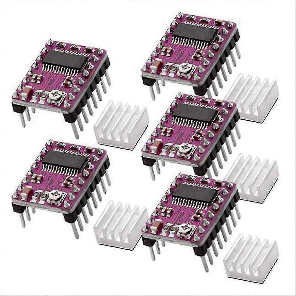 5Pcs Stepper Motor Driver Board StepStick DRV8825 Stepping Driver Controller Step Engine Module Radi Edition 0428