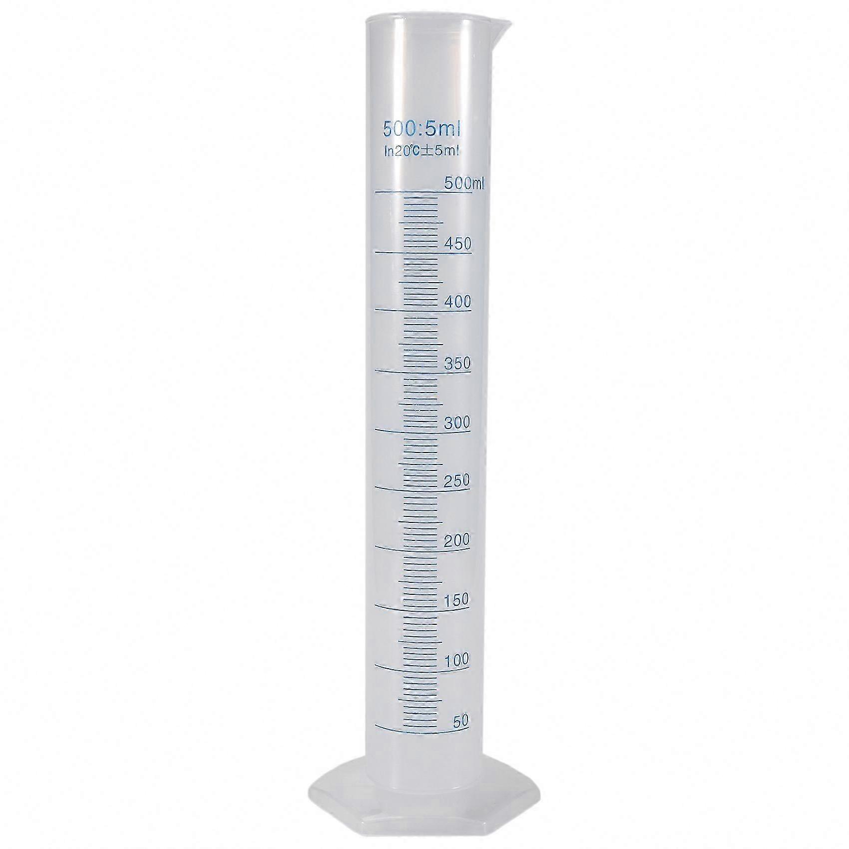 500ml Clear Graduated Plastic Tube