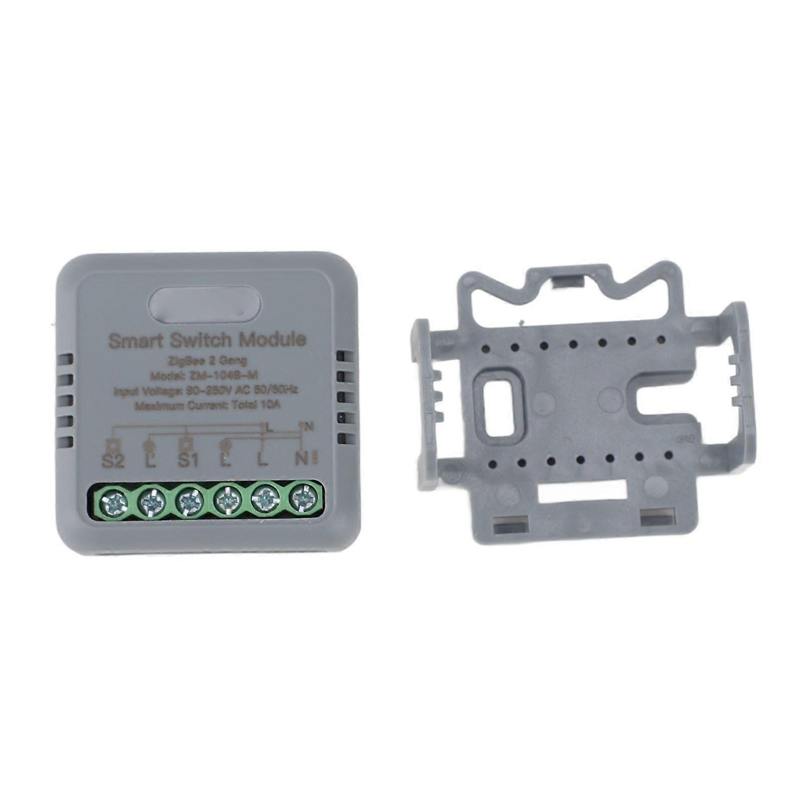 WiFi Relay Switch Smart Module for Zigbee for Tuya APP Remote Control Timer Voice 2 Way Easy Install Device Sharing Remote Light Switch AC90