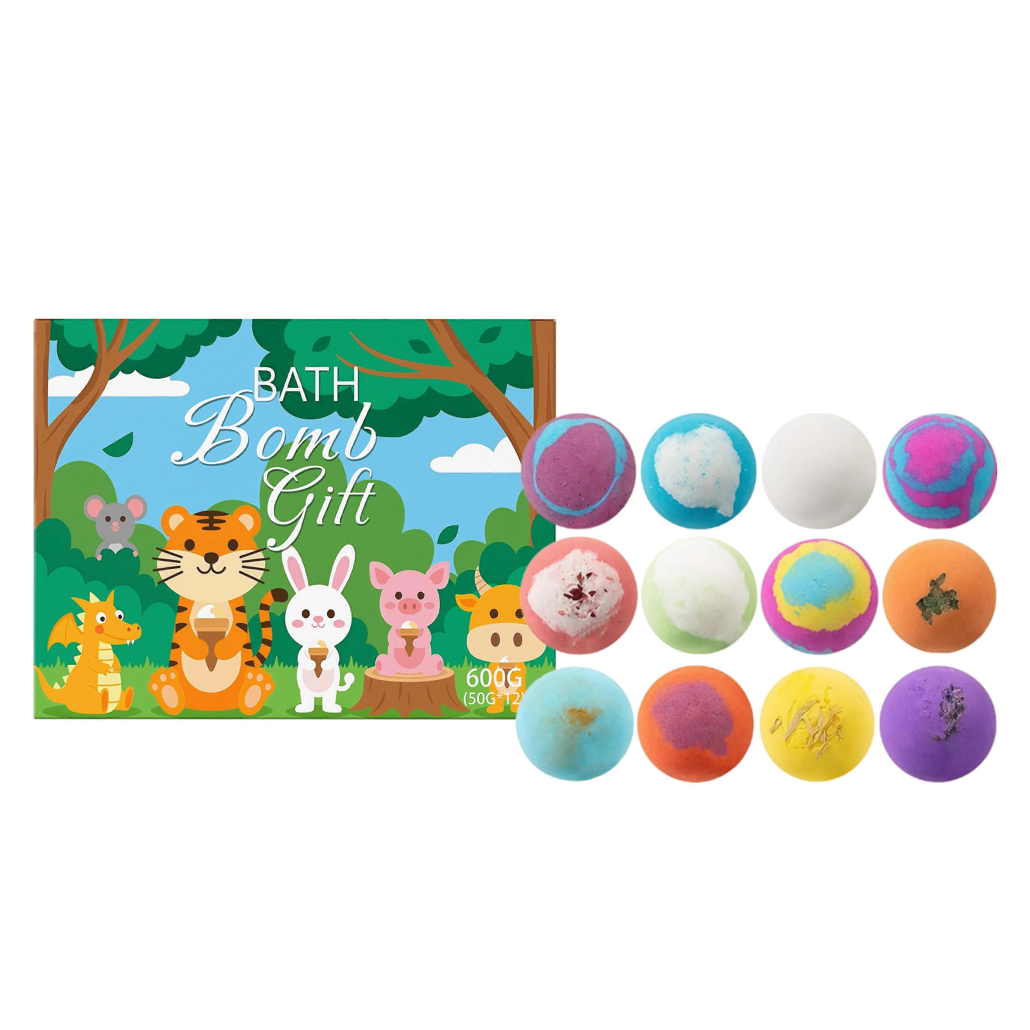 2pcsBath Bomb Set, for Kids' Bathing Fun