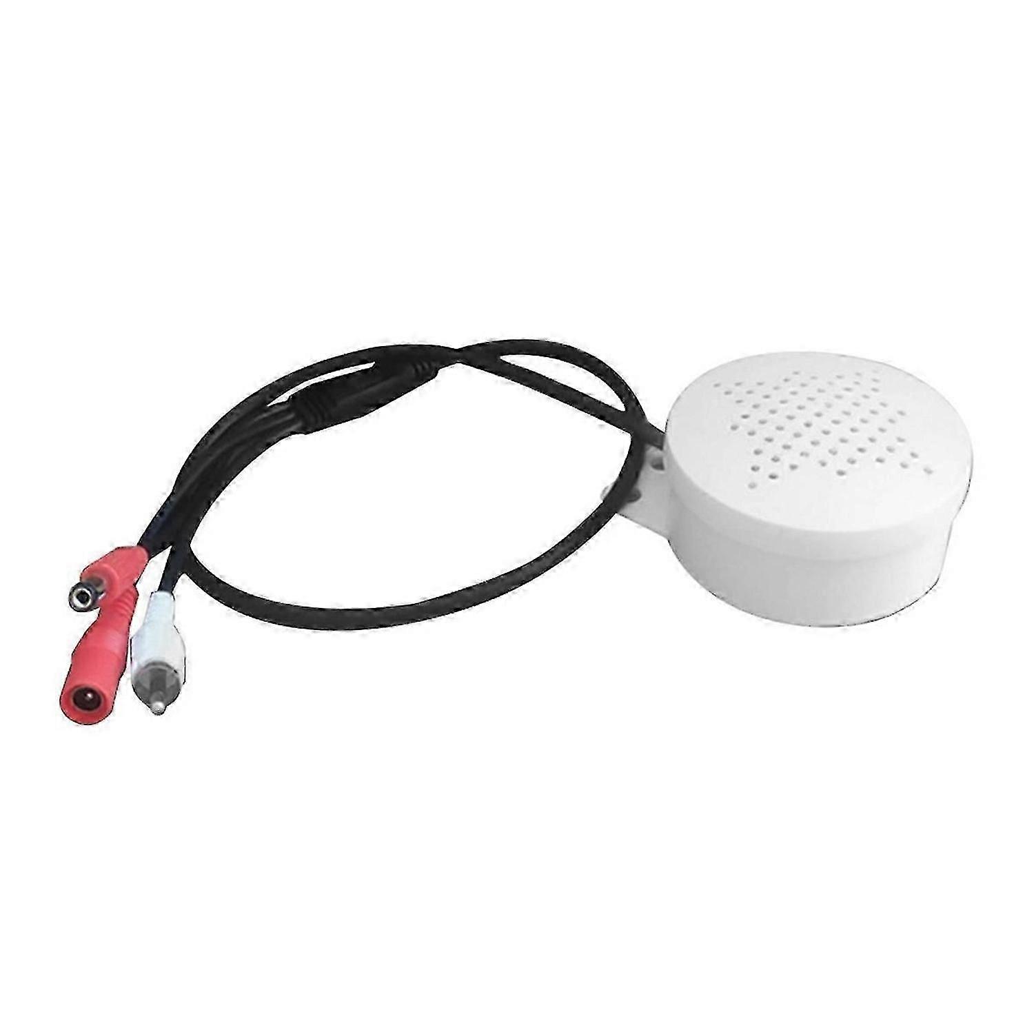 White Waterproof Mini Amplifier Microphone Speaker compatible with Outdoor