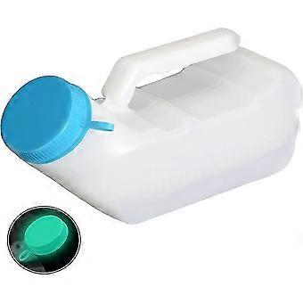Leuchtendes Urinal für Männer, 1000 ml, dickwandige Urinflasche mit Deckel, auslaufsicher, geeignet für Auto, Krankenhaus, Inkontinenz bei älteren Menschen (2026)