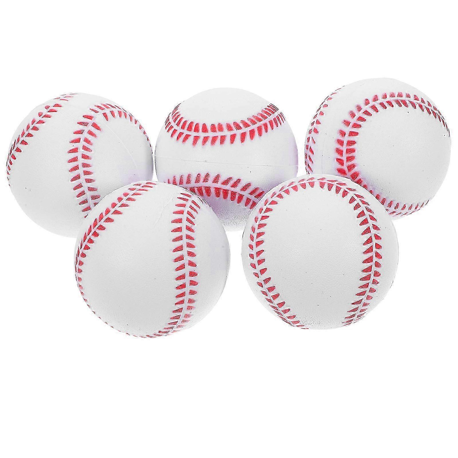 Baseball Rubber Ball Training for Playing Use 5Pcs