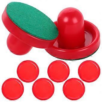 Durable Ice Hockey Pushers for Table Game with 3Sets Red Accessories
