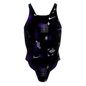 Nike Womens/Ladies Lettering Snug Fit One Piece Swimsuit