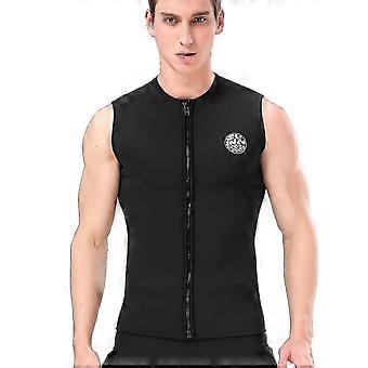3mm Neoprene Wetsuit Top Vest Thermal Warm Sleeveless Vest For Diving Surfing Swimming Sailing