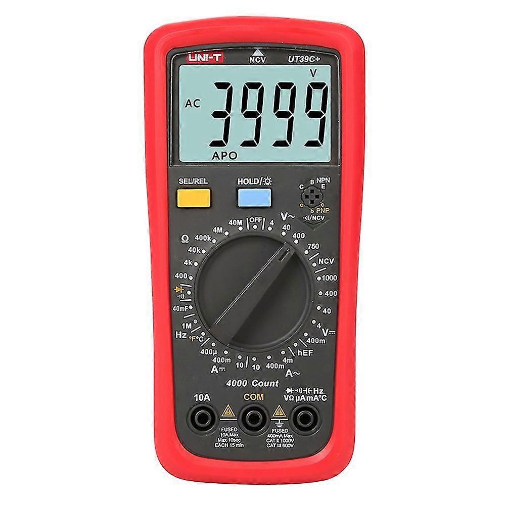 Mini Portable Digital Multimeter Tester Data Hold Lcd Backlight Abs