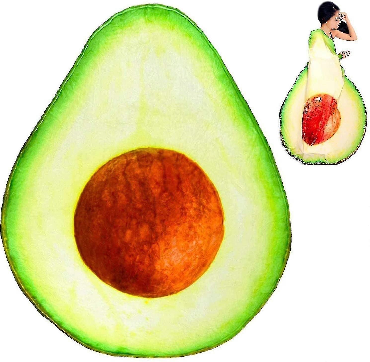 Avocado Plüsch Weiche Decke