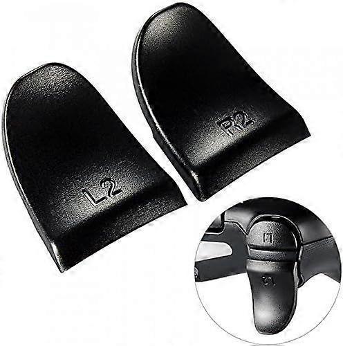 Black L2 R2 Trigger Extender Pair Compatible with PlayStation 4 Slim Pro Controllers