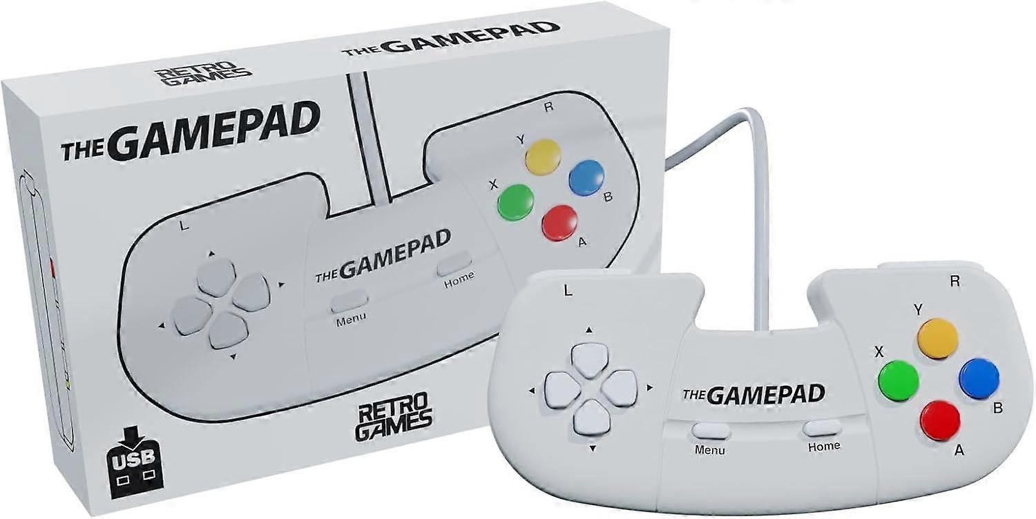 The Gamepad White Edition Retro Gaming