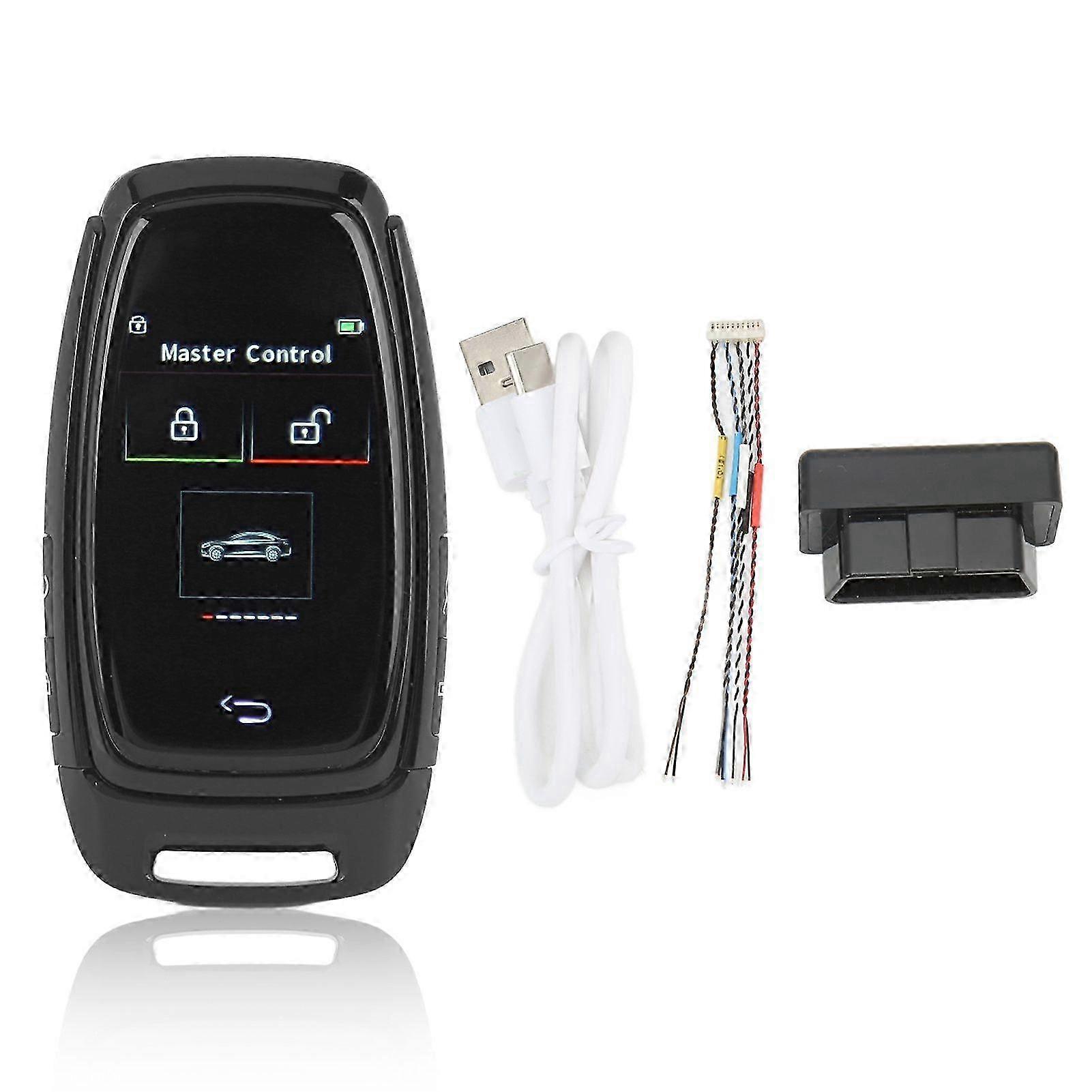 One Button Start Smart Key with LCD Touch Screen and Bluetooth 5.0