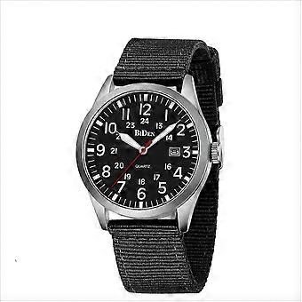 BIDEN Men's Sports Watch - 42mm Nylon Strap - Water Resistant 26-27