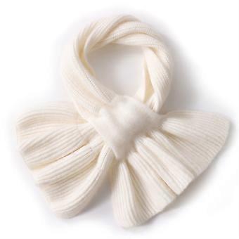 / Cashmere Scarf Short Knitted Cross Warm Neck Warmer Solid Colour Versatile Autumn Winter Fashion Accessory