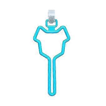 1/2 Pack Dog Poop Bag Dispenser - High-Density Polyethylene, Easy to Clean Waste Bag Holder for Leash, Adjustable Velcro Design