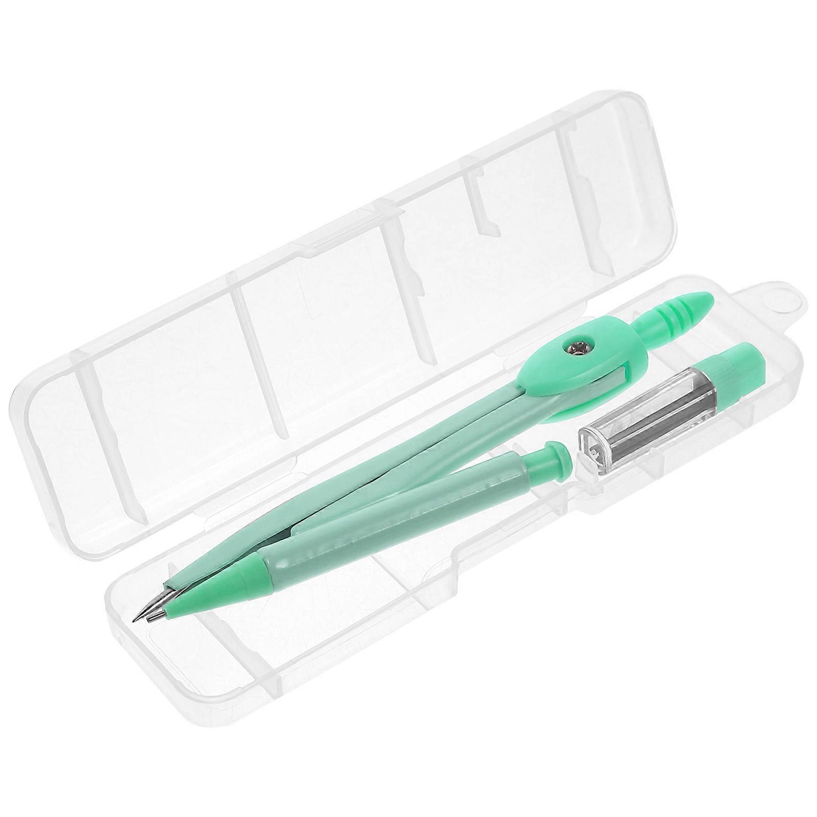 Portable Metal Math Compasses for Students Drawing 1Set Geometry Tool
