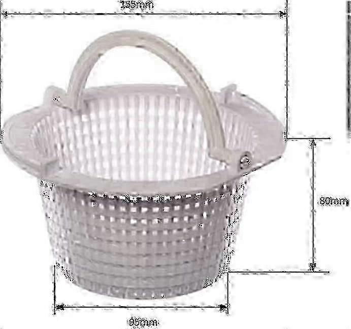 Replacement Skimmer Basket for In-Ground Pools - Pool Filter and Strainer N