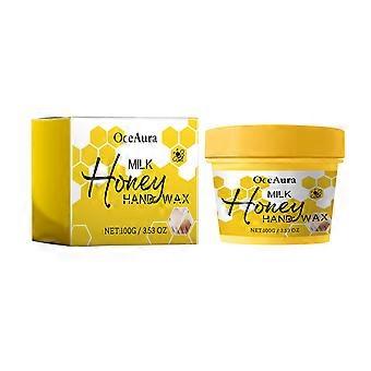2 Stück Milch- und Honig-Peel-off-Handmaske, spendet Feuchtigkeit und macht die Hände weich