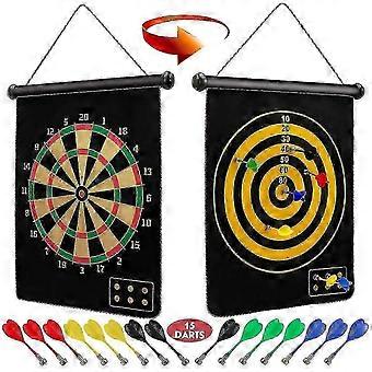 Magnetisch dartbord voor kinderen en volwassenen, dubbelzijdig bordspelset