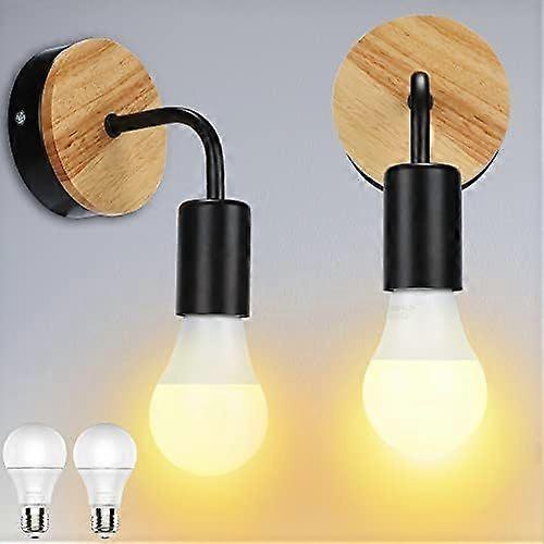 LED Wall Light Adjustable Head, Vintage Loft, Compatible Max