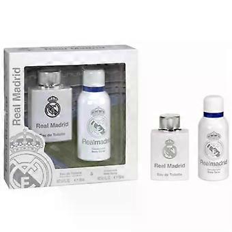 Real Madrid Eau De Toilette Spray 100ml Set 2 Pieces