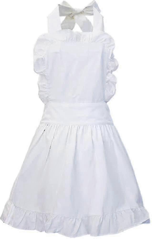 Cotton Ruffle Apron Adjustable For All Sizes
