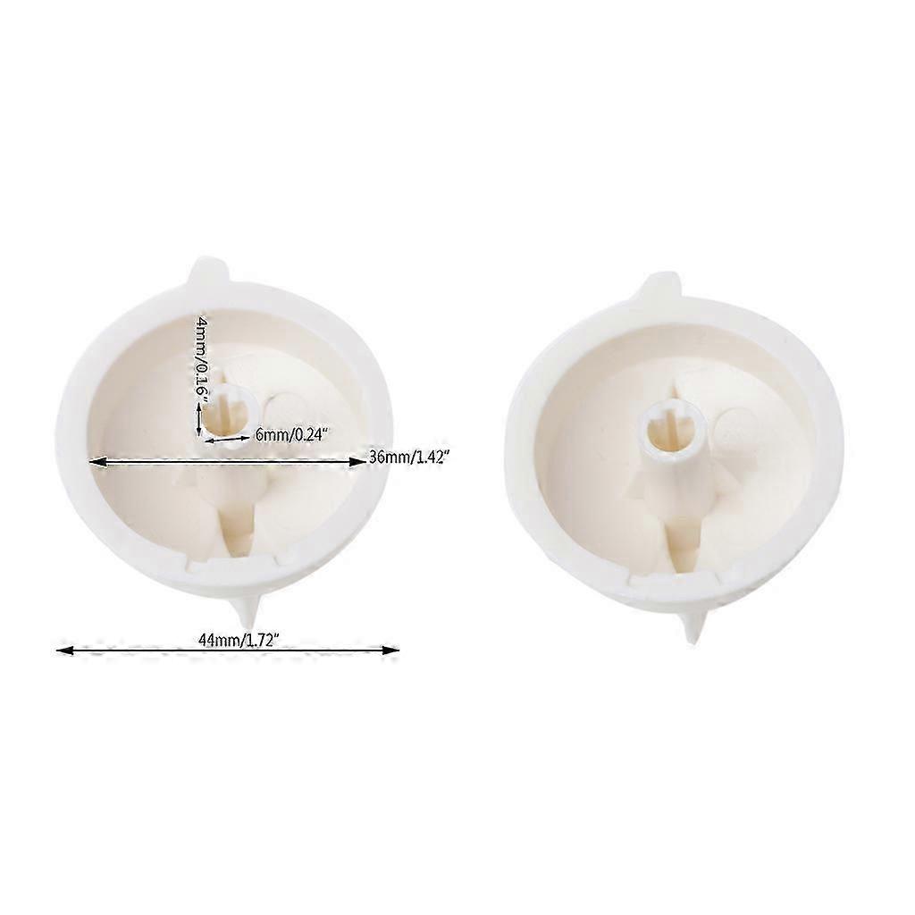2Pcs Microwave Oven Rotary Knob Timer Plastic Control Switch For Universal