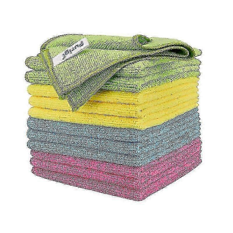 Soft Non Abrasive Reusable Microfiber Cloths