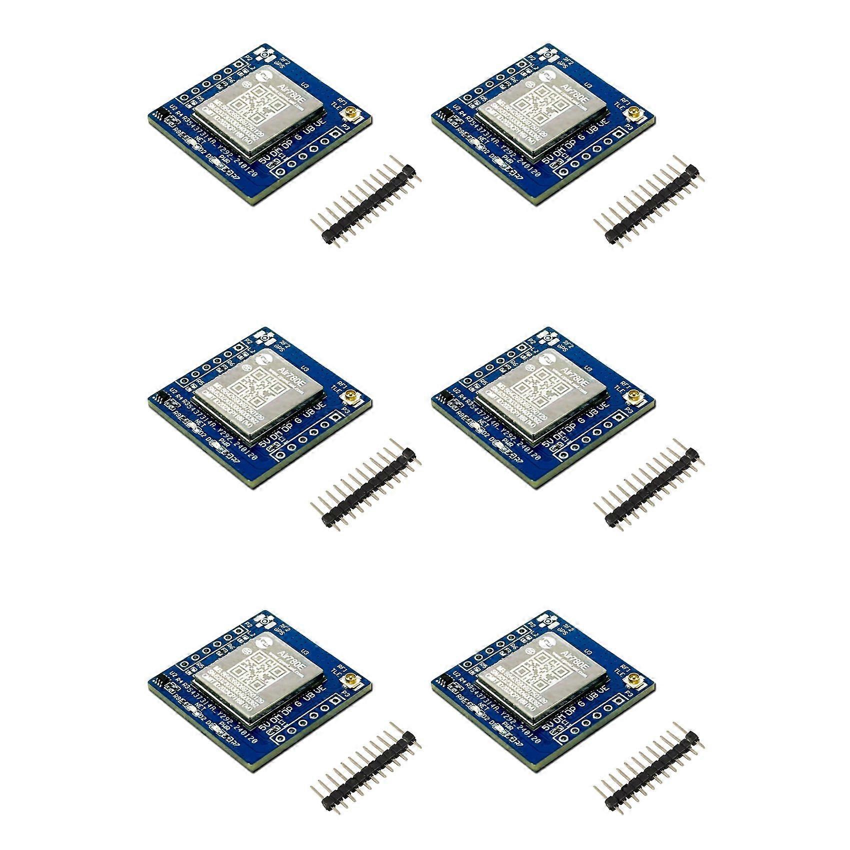 6X 4G Module Luat Air780E Full Netcom Module Mini IoT Serial Communication Data Transmission DTU Multifunction Module