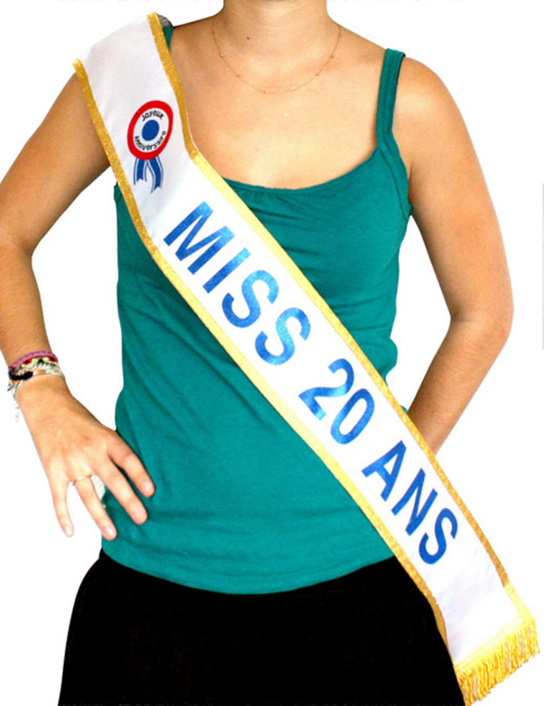 Miss 20 years sash