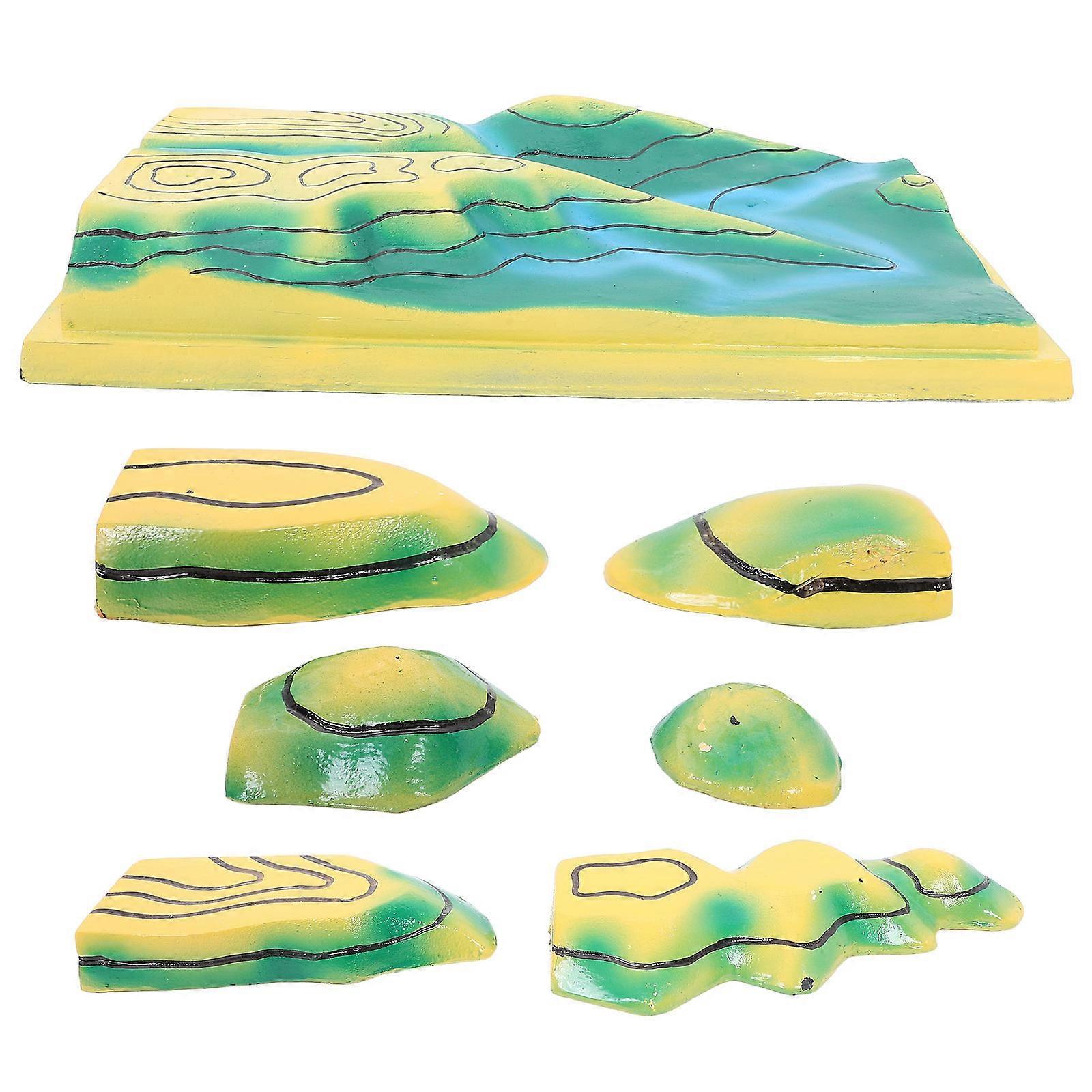 Teaching Contours Line Map Model for Geography Lessons Educational Tool