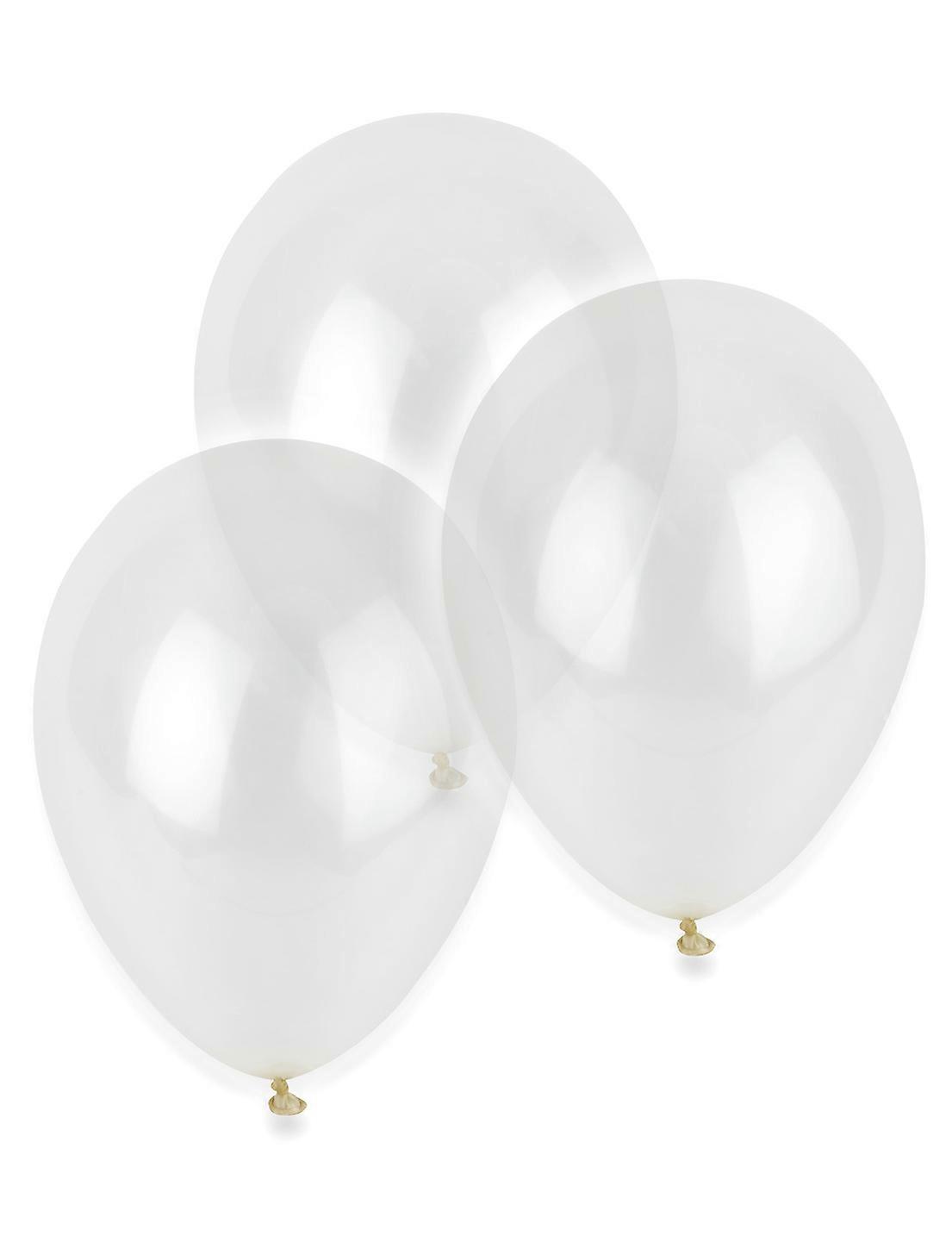 12 transparent balloons 28 cm