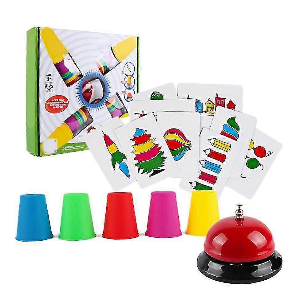 Classic Quick Speed Stacking Cup Game for Kids, Interactive Flying Stack Cup for Parent-Child Activities