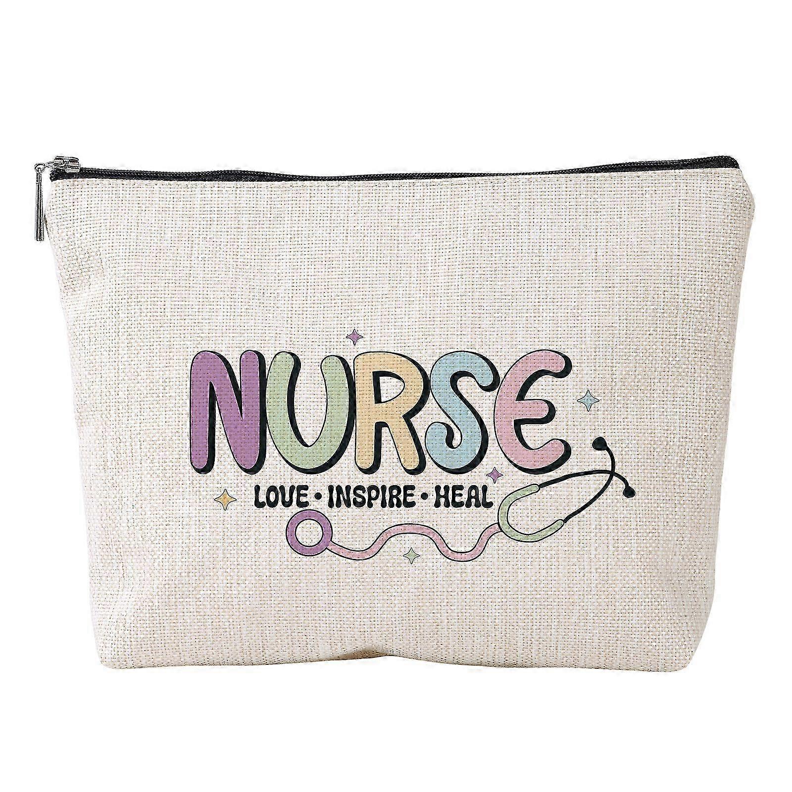 Large Capacity Linen Toiletry Pouch Waterproof