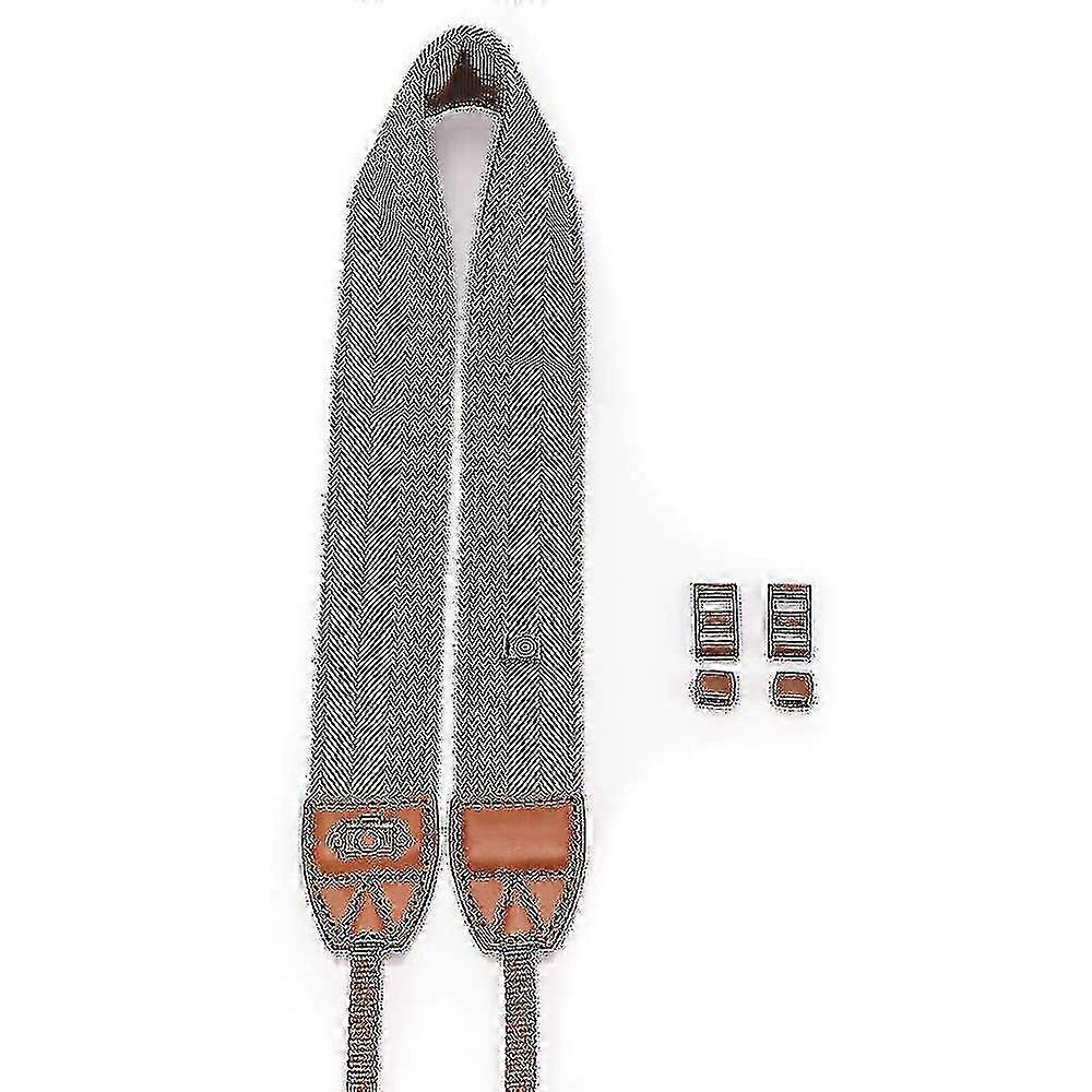 2x Cotton Camera Shoulder Neck Strap