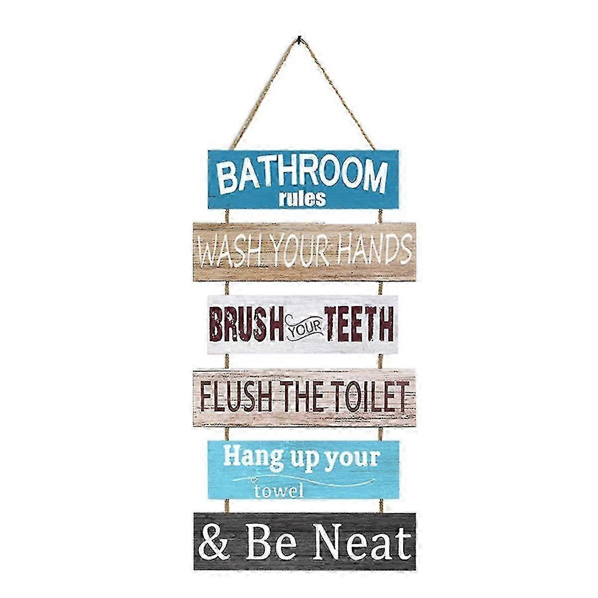 Rustic Farmhouse Bathroom Wall Art
