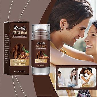 2pcs Solid Sandalwood Perfume Balm, Natural Light Scent, Long - lasting, Portable for Daily Use and Dates