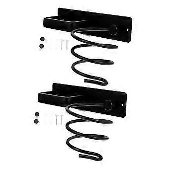 Wall Mounted Hair Dryer Holder with Antislip Base, Space Saving Rack for Bathroom Use