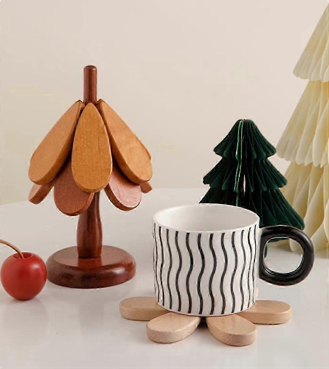 Christmas Tree Foldable Wood Trivet