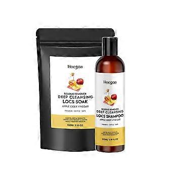 Erfrischendes Haarpflegeset mit Apfelessig – Reinigt, pflegt und macht das Haar geschmeidig, glänzend und voluminös.