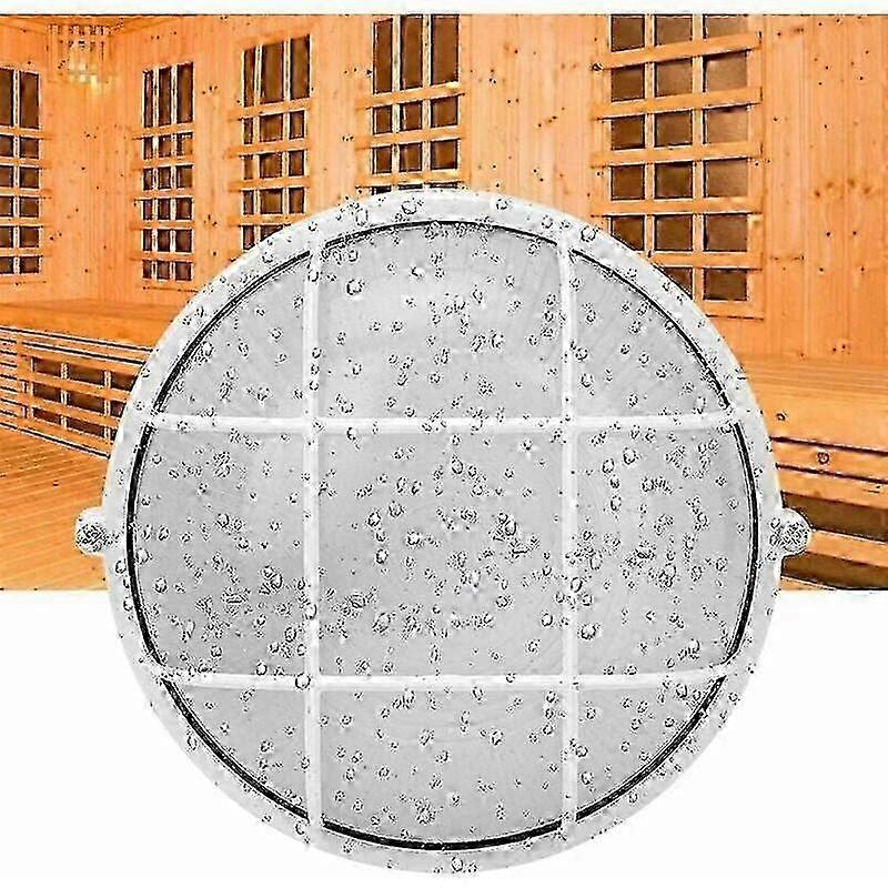 Explosion-Proof High Temp Sauna Lamp for E27 Bulbs, Humidity Resistant Round Light Accessory