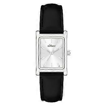s.Oliver Damen Uhr Armbanduhr Leder SO-4588-LQ