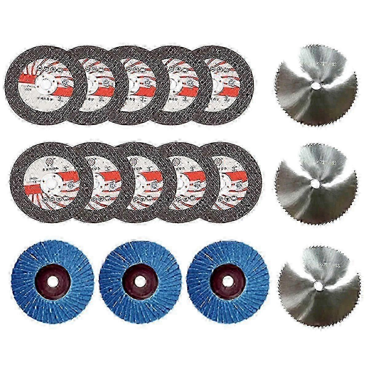 75mm HSS Carbide Grinding Wheels Set