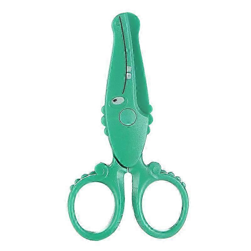 Preschool Training Scissors Cartoon Style