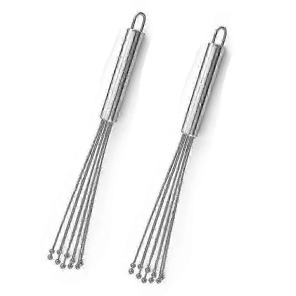 Dual-Size Stainless Ball Whisk Set