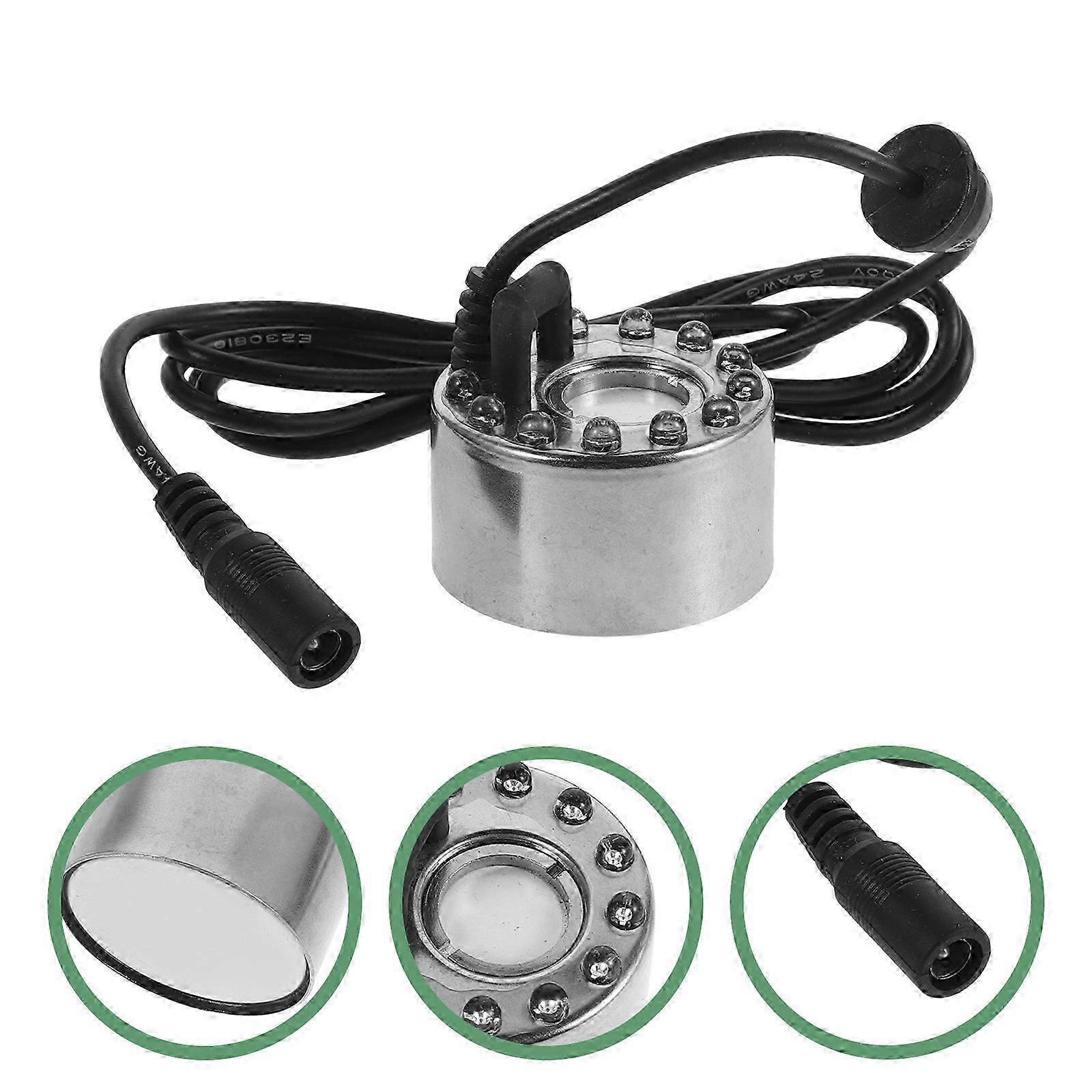 Silver Fog Maker With 12 LED Lights
