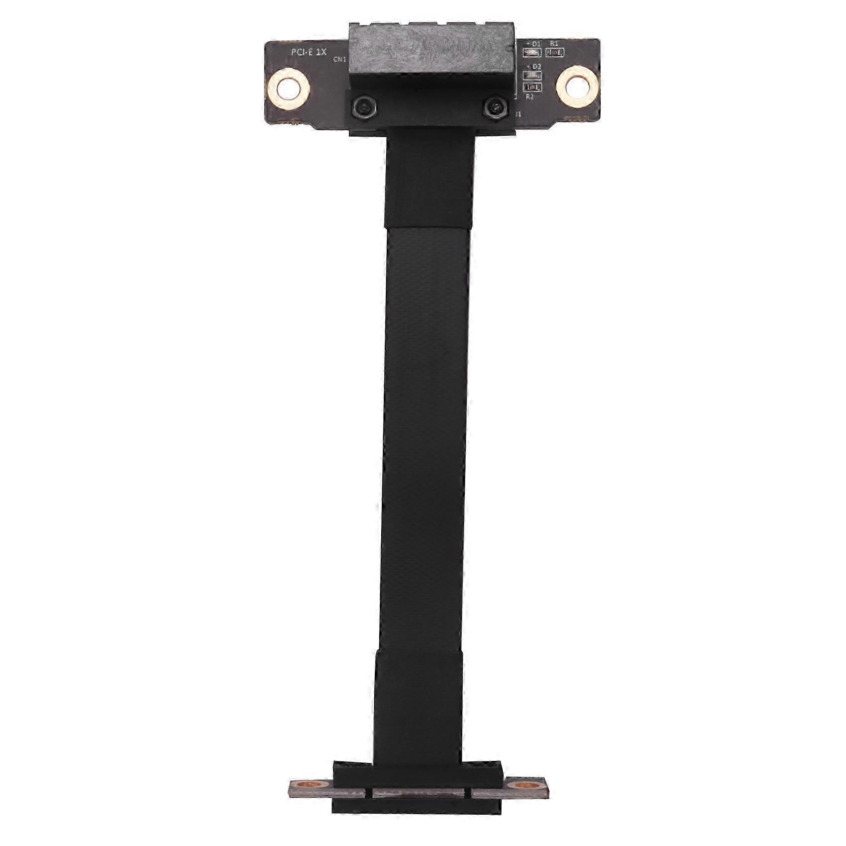 10cm PCIe Gen3 x1 Dual-Angle Riser Cable