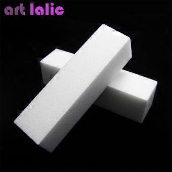 2Pcs Reusable Nail Art Buffer Buffing Sanding Files Block Nail Tips Manicure Pedicure Shading Sponge