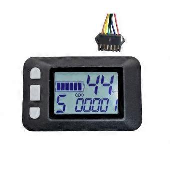 Digitalanzeige für E-Bikes und E-Roller, Modell P9, LCD-Display, kompatibel mit 24V, 36V, 48V und 60V.